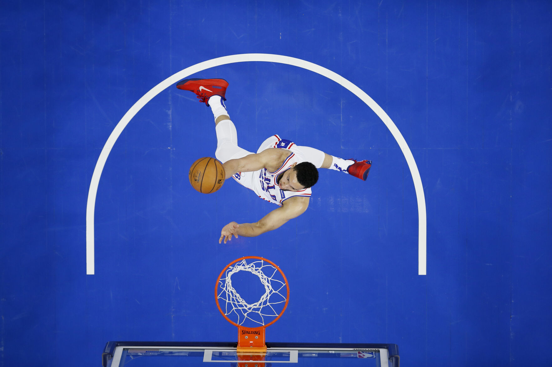 APTOPIX Hawks 76ers Basketball